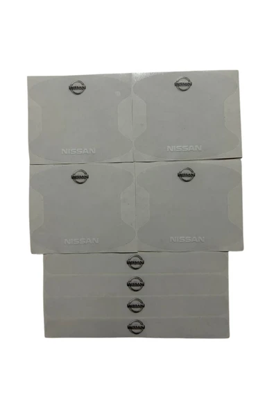 Rukye Shop Nissan Marka Logolu Oto Kapı Kolu Çizik Önleyici Yapışkan 8'li Set