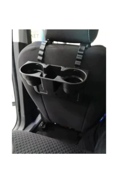 Rukye Shop Araç Içi Koltuk Yanı Ve Arkası Bardak Tutucu Siyah Bardaklık - 3
