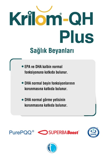Krilom QH Plus 30 Yumuşak Kapsül Ubikinol Krill Yağı Omega 3 - Resim 4