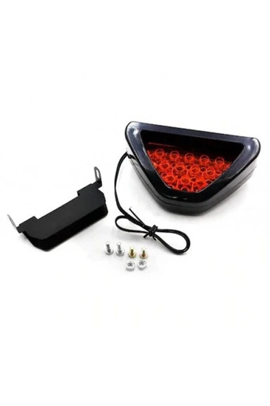 Rukye Shop F1 Üçgen Stop Lambası , 12v Her Araca Uyumlu Fren Lambası F1 Stop - 4