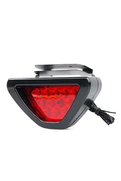 Rukye Shop F1 Üçgen Stop Lambası , 12v Her Araca Uyumlu Fren Lambası F1 Stop - 3
