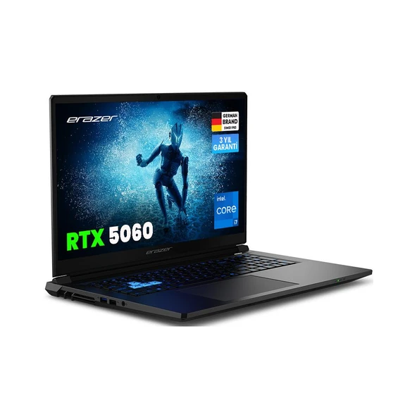 ERAZER Defender 17 P1 MD600010 Intel Core i7 13620H 32GB RAM 2TB SSD RTX5060 17.3" 144Hz FHD IPS FreeDOS Oyuncu Laptop - 2