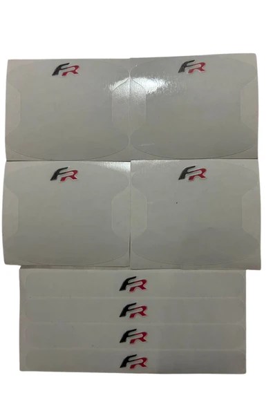 Rukye Shop Seat Leon FR Marka Logolu Oto Kapı Kolu Çizik Önleyici Yapışkan 8'li Set