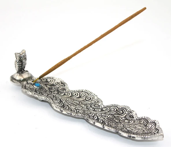 Metal Kayık Baykuş Tasarımı Tütsülük Model 2 - 1