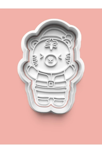 Sevimli Ayıcık Figürü Kurabiye Kalıbı Ve Şeker Hamuru Kalıbı ürün görseli