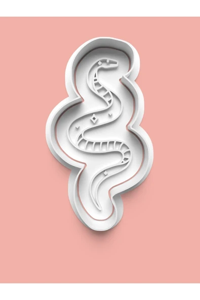 Yılan Figürü Kurabiye Kalıbı Ve Şeker Hamuru Kalıbı ürün görseli