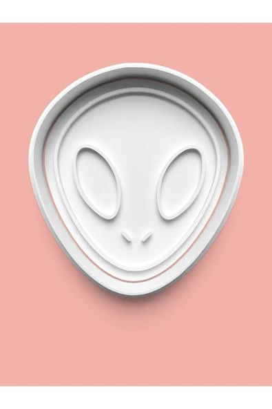 Uzaylı Figürü Kurabiye Kalıbı Ve Şeker Hamuru Kalıbı ürün görseli