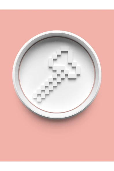 Minecraft Baltası Kurabiye Kalıbı Ve Şeker Hamuru Kalıbı ürün görseli