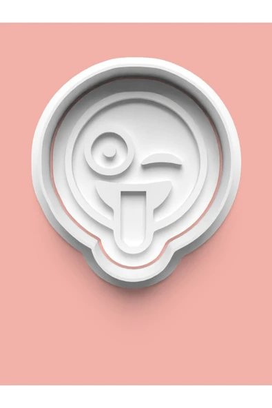 Emoji Kurabiye Kalıbı Ve Şeker Hamuru Kalıbı ürün görseli