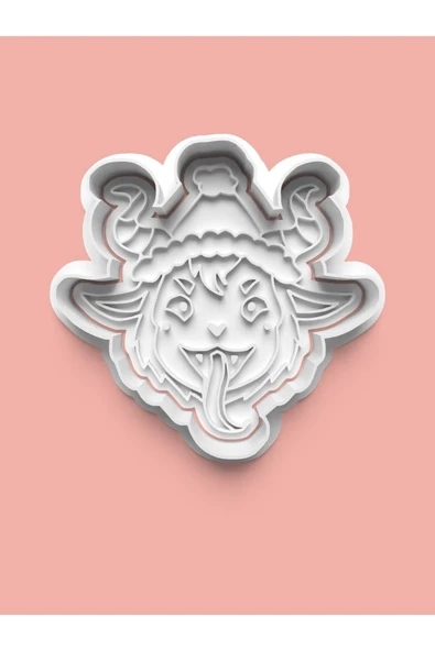 Krampus Figürü Kurabiye Kalıbı Ve Şeker Hamuru Kalıbı ürün görseli