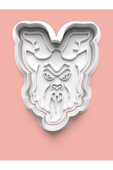 Krampus Figürü Kurabiye Kalıbı Ve Şeker Hamuru Kalıbı ürün görseli