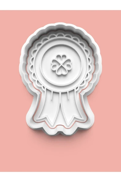 Madalya Temalı Kurabiye Kalıbı Ve Şeker Hamuru Kalıbı ürün görseli