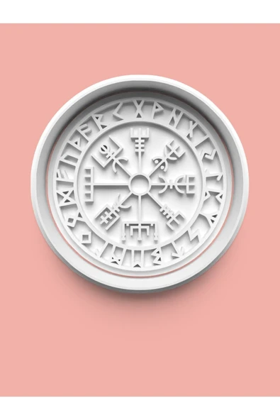 Viking Pusulası Kurabiye Kalıbı Ve Şeker Hamuru Kalıbı ürün görseli