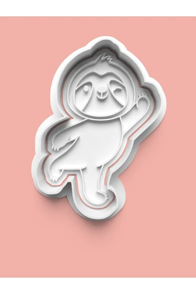 Tembel Hayvan Koala Figürü Kurabiye Kalıbı Ve Şeker Hamuru Kalıbı ürün görseli