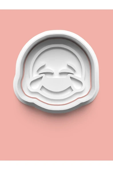 Emoji Surat İfadesi Kurabiye Kalıbı Ve Şeker Hamuru Kalıbı - 1