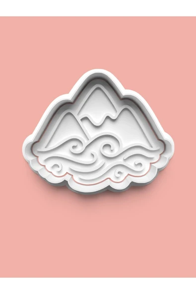 Dağ Figürü Kurabiye Kalıbı Ve Şeker Hamuru Kalıbı ürün görseli