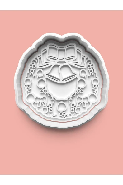 Fiyonk Kurdele Temalı Ziller Figürü Kurabiye Kalıbı Ve Şeker Hamuru Kalıbı ürün görseli