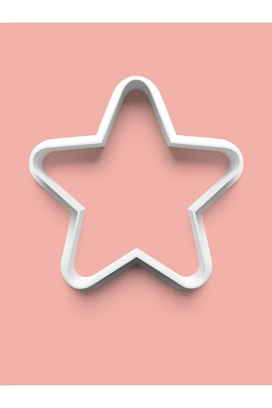 Yıldız Hamur Kesici Kurabiye Kalıbı Ve Şeker Hamuru Kalıbı ürün görseli