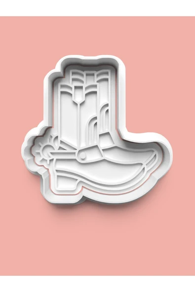 Kovboy Çizmesi Kurabiye Kalıbı Ve Şeker Hamuru Kalıbı ürün görseli