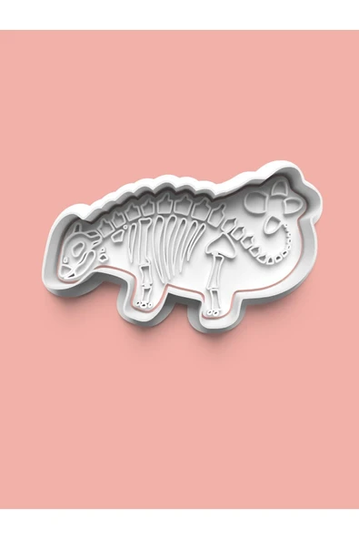 Dinozor Fosili Kurabiye Kalıbı Ve Şeker Hamuru Kalıbı ürün görseli