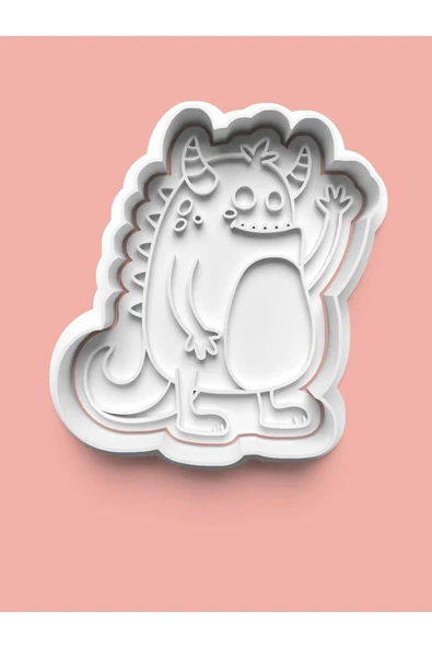 Canavar Figürü Kurabiye Kalıbı Ve Şeker Hamuru Kalıbı ürün görseli