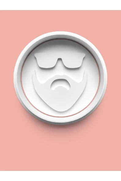 Sakallı Adam Figürü Kurabiye Kalıbı Ve Şeker Hamuru Kalıbı ürün görseli