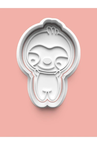 Tembel Hayvan Figürü Kurabiye Kalıbı Ve Şeker Hamuru Kalıbı ürün görseli