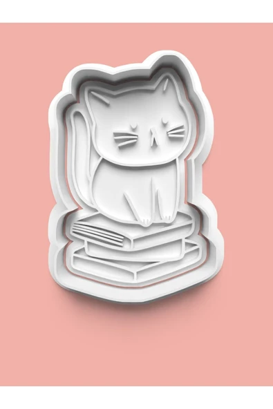 Sevimli Kedicik Kurabiye Kalıbı Ve Şeker Hamuru Kalıbı ürün görseli