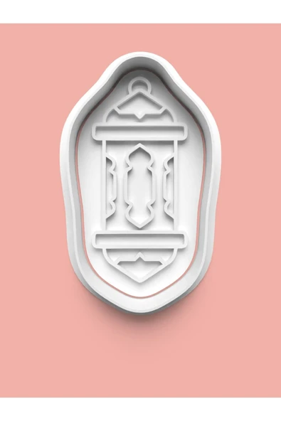 Ramazan Ayı Temalı Fener Figürü Kurabiye Kalıbı Ve Şeker Hamuru Kalıbı ürün görseli