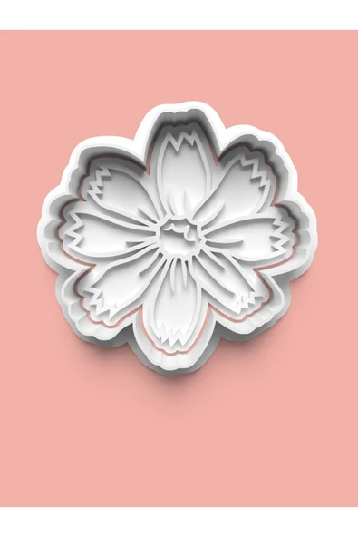 Çiçek Figürü Kurabiye Kalıbı Ve Şeker Hamuru Kalıbı ürün görseli