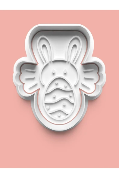 Yumurta Temalı Tavşan Figürü Kurabiye Kalıbı Ve Şeker Hamuru Kalıbı ürün görseli