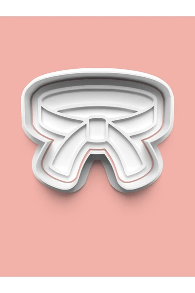 Karate Kemer Figürü Kurabiye Kalıbı Ve Şeker Hamuru Kalıbı ürün görseli