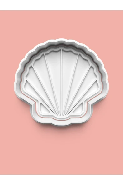 Deniz Kabuğu İstiridye Figürü Kurabiye Kalıbı Ve Şeker Hamuru Kalıbı ürün görseli