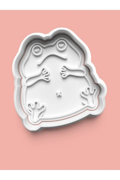 Kurbağa Figürü Kurabiye Kalıbı Ve Şeker Hamuru Kalıbı ürün görseli