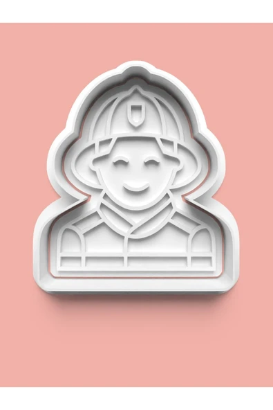 İtfaiyeci Kurabiye Kalıbı Ve Şeker Hamuru Kalıbı ürün görseli