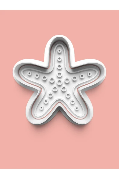 Deniz Yıldızı Kurabiye Kalıbı Ve Şeker Hamuru Kalıbı ürün görseli