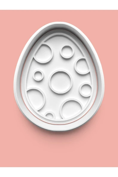 Desenli Yumurta Kurabiye Kalıbı Ve Şeker Hamuru Kalıbı ürün görseli