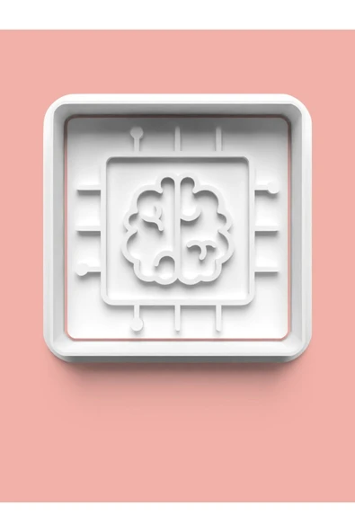 Yapay Zeka Bellek Figürü Kurabiye Kalıbı Ve Şeker Hamuru Kalıbı ürün görseli