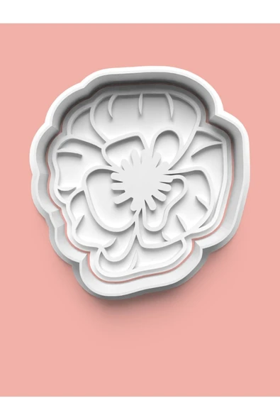 Çiçek Figürü Kurabiye Kalıbı Ve Şeker Hamuru Kalıbı ürün görseli