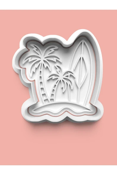 Hawaii Sahili Kurabiye Kalıbı Ve Şeker Hamuru Kalıbı ürün görseli