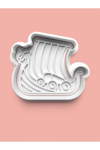 Viking Gemisi Kurabiye Kalıbı Ve Şeker Hamuru Kalıbı ürün görseli