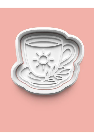 Çay Kahve Fincanı Kurabiye Kalıbı Ve Şeker Hamuru Kalıbı