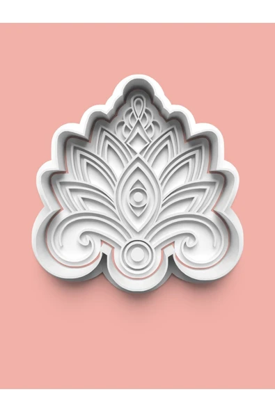 Lotus Mandala Kurabiye Kalıbı Ve Şeker Hamuru Kalıbı ürün görseli