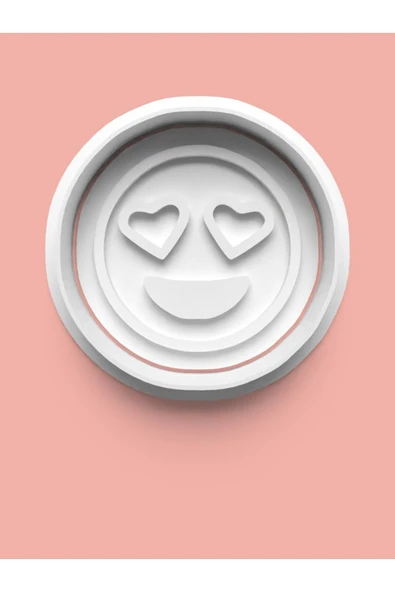Emoji Surat İfadesi Kurabiye Kalıbı Ve Şeker Hamuru Kalıbı ürün görseli