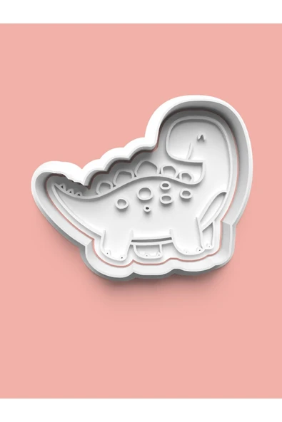 Dinozor Figürü Kurabiye Kalıbı Ve Şeker Hamuru Kalıbı ürün görseli