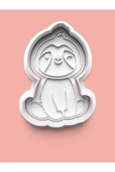 Tembel Hayvan Koala Figürü Kurabiye Kalıbı Ve Şeker Hamuru Kalıbı ürün görseli