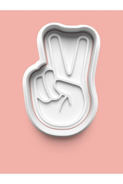 Zafer İşareti Kurabiye Kalıbı Ve Şeker Hamuru Kalıbı ürün görseli