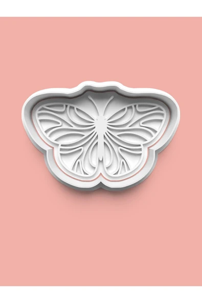 Kelebek Figürü Kurabiye Kalıbı Ve Şeker Hamuru Kalıbı ürün görseli