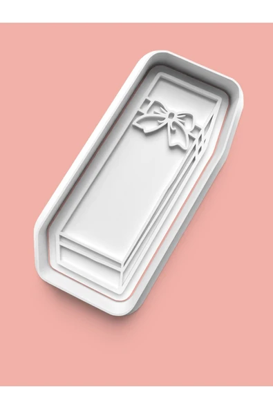 Hediye Kutusu Figürü Kurabiye Kalıbı Ve Şeker Hamuru Kalıbı ürün görseli