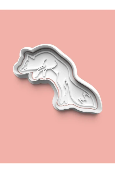 Tilki Figürü Kurabiye Kalıbı Ve Şeker Hamuru Kalıbı ürün görseli